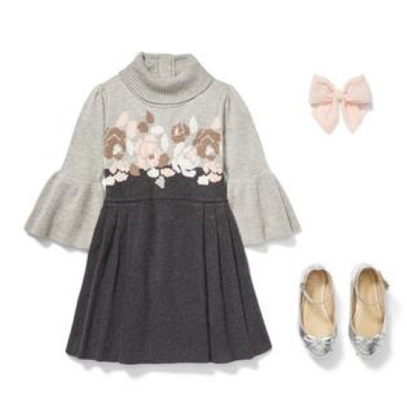 Janie and Jack Other - Janie and Jack Floral Sweater Dress